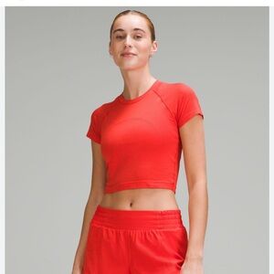 lululemon cropped swiftly tech